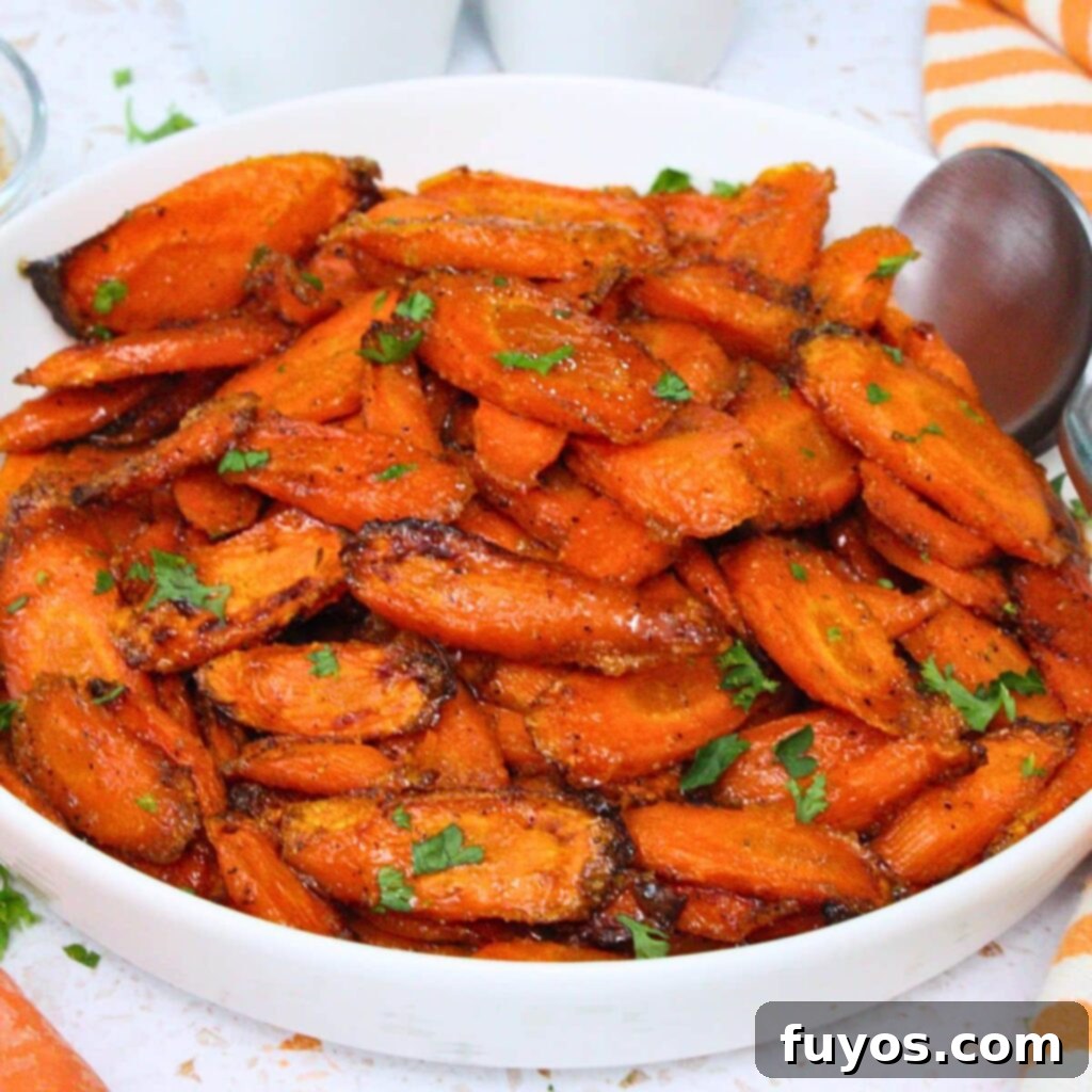 Delicious Air Fryer Brown Sugar Carrots Done in Ten Minutes 2 air fryer brown sugar carrots recipe dinners done quick featured image