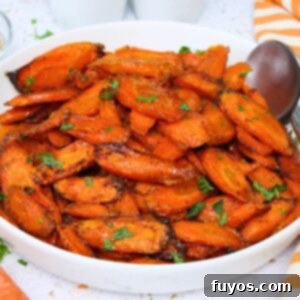 Delicious Air Fryer Brown Sugar Carrots Done in Ten Minutes 10 air fryer brown sugar carrots recipe dinners done quick featured image