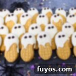 Haunted Nutter Butter Ghosts 3 Ingredient Halloween Magic 13 nutter butter ghost cookies dinners done quick featured image