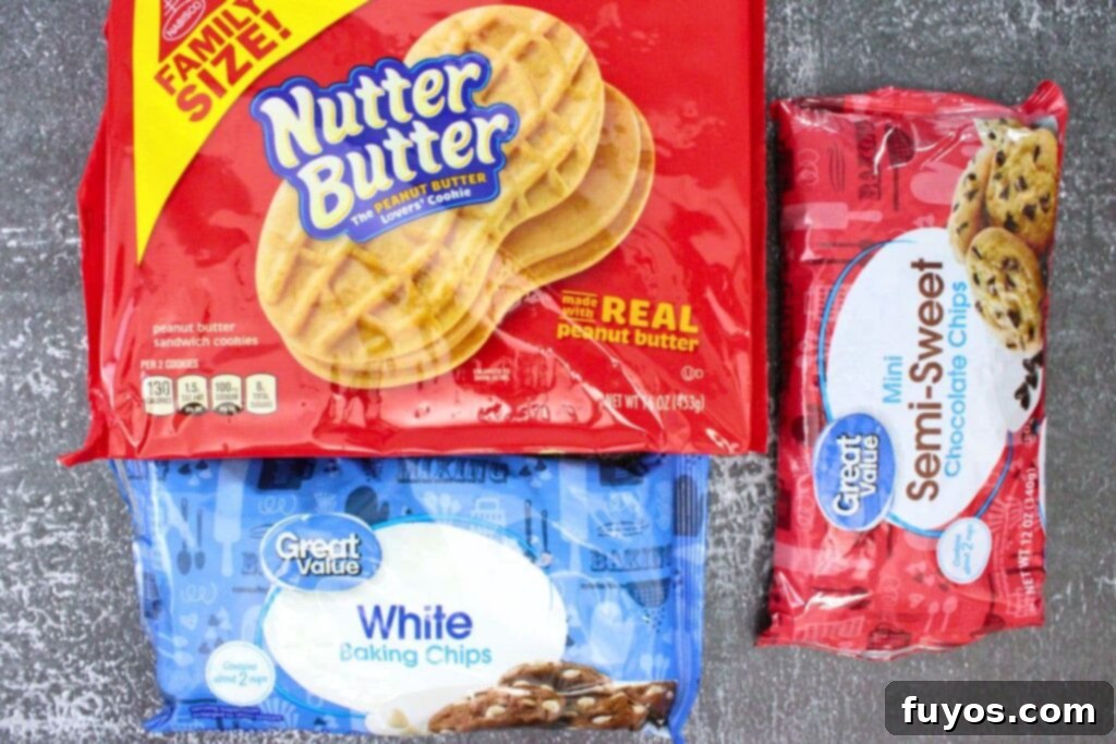 Haunted Nutter Butter Ghosts 3 Ingredient Halloween Magic 4 ingredients to make nutter butter ghosts