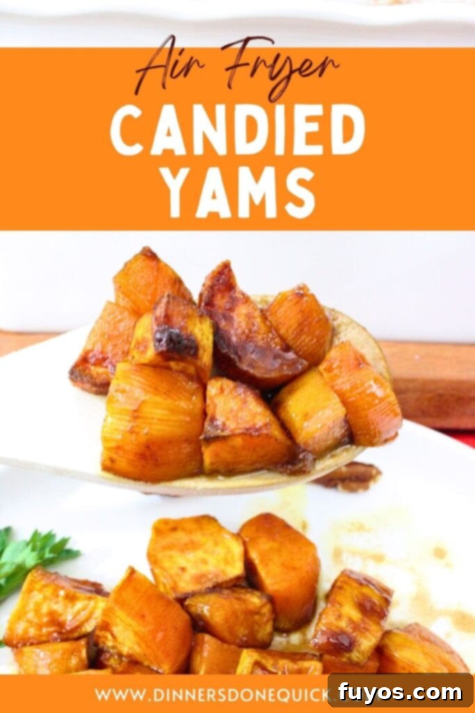 Quick Air Fryer Candied Yams Side 13 air fryer candied yams recipe dinners done quick pinterest