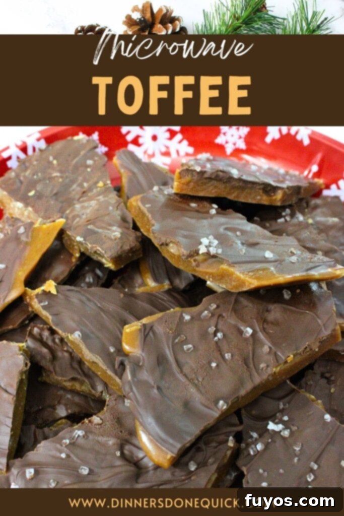 microwave toffee recipe dinners done quick pinterest