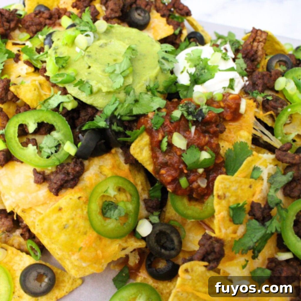 The Ultimate Air Fryer Nachos for Game Day 2 air fryer nachos with ground beef recipe dinners done quick featured image