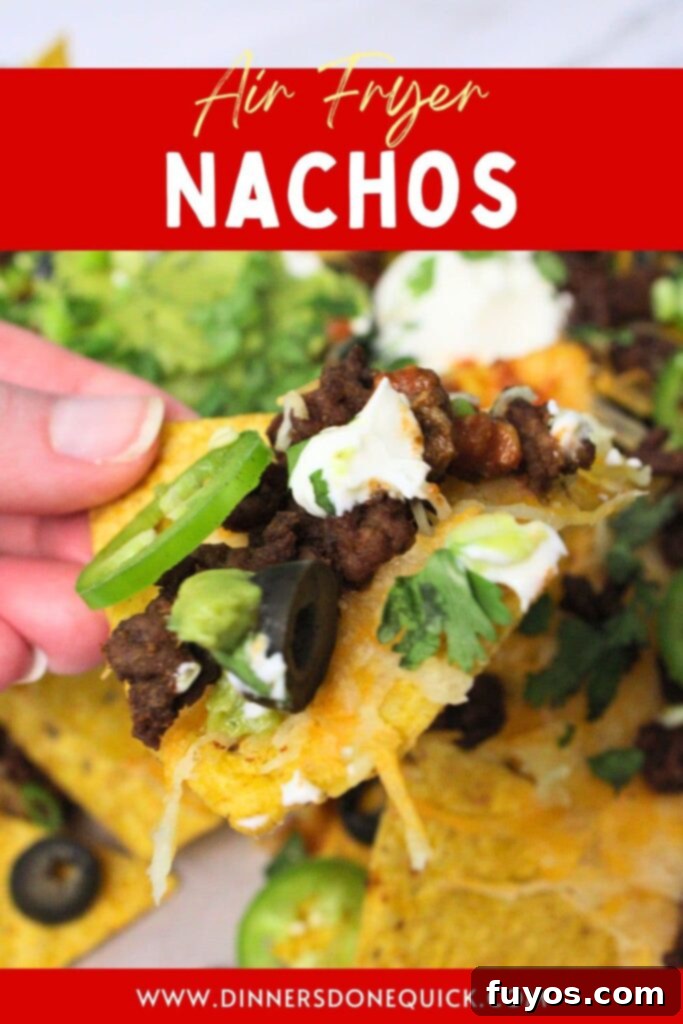 The Ultimate Air Fryer Nachos for Game Day 16 air fryer nachos with ground beef recipe dinners done quick pinterest