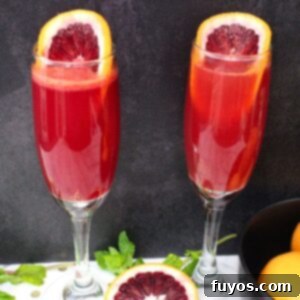 Your Simple 3 Ingredient Blood Orange Mimosa for Winter Brunch 9 blood orange mimosa cocktail recipe dinners done quick featured image