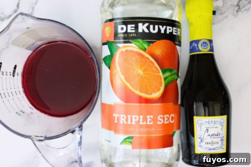 Your Simple 3 Ingredient Blood Orange Mimosa for Winter Brunch 4 ingredients to make blood orange mimosa