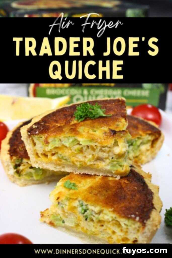 Trader Joe's Frozen Quiche Air Fryer Perfection 11 air fryer trader joes quiche recipe dinners done quick pinterest