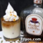Salted Caramel Royal White Russian Bliss 10 A small, stylized image of the Crown Royal Salted Caramel White Russian, encouraging readers to share their creations.