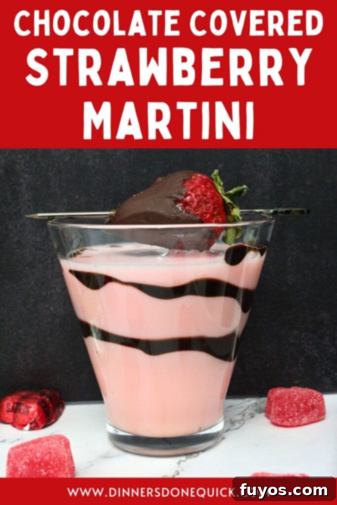 chocolate covered strawberry martini recipe dinners done quick pinterest