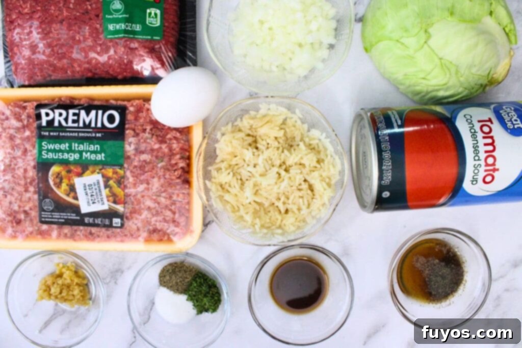 Savory Air Fryer Cabbage Rolls with Sausage and Rice 4 ingredients to make air fryer cabbage rolls