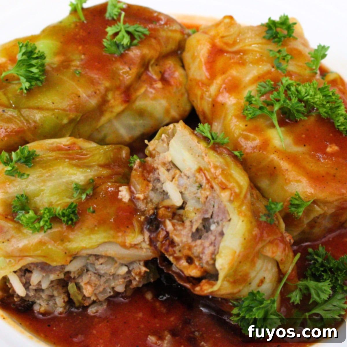 Air fryer cabbage rolls recipe, a hearty stuffed meal
