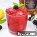 blackberry smash cocktail with crown royal blackberry dinners done quick featured image