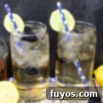 Crown Royal Blackberry and Sprite cocktail, a delicious mixed drink.