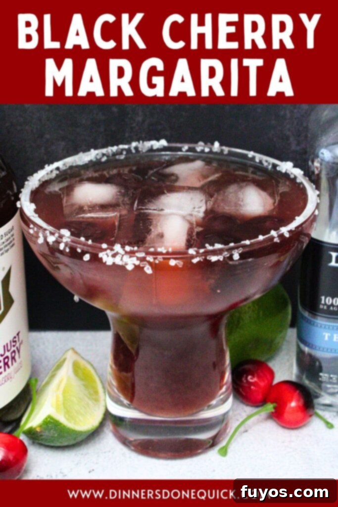 Black Cherry Tequila Burst 12 black cherry margarita cocktail recipe dinners done quick pinterest