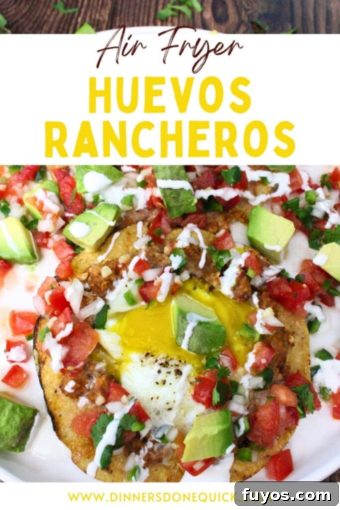 Air Fried Huevos Rancheros Zesty Mexican Breakfast 13 air fryer huevos rancheros recipe dinners done quick pinterest