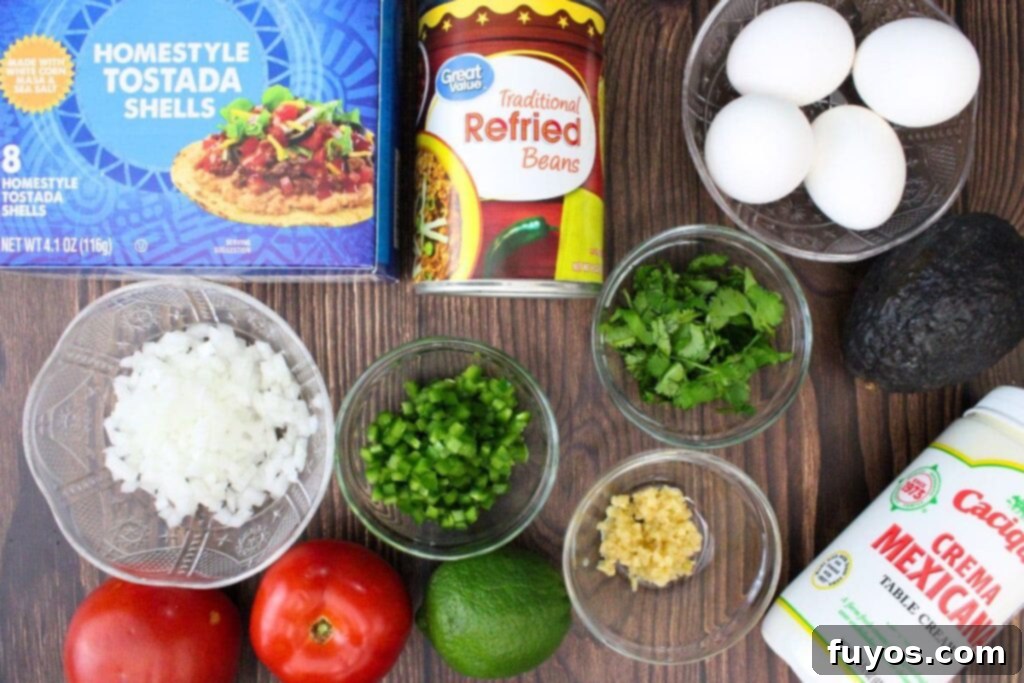 Air Fried Huevos Rancheros Zesty Mexican Breakfast 4 ingredients to make air fryer huevos rancheros