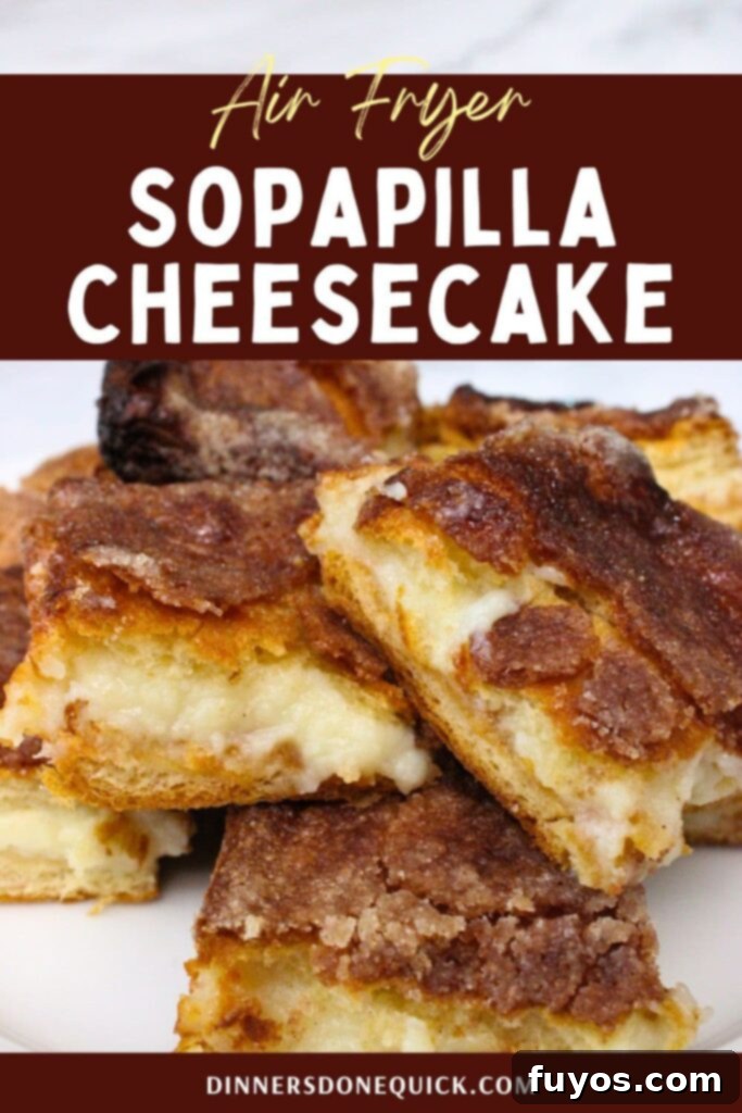 air fryer sopapilla cheesecake recipe dinners done quick pinterest