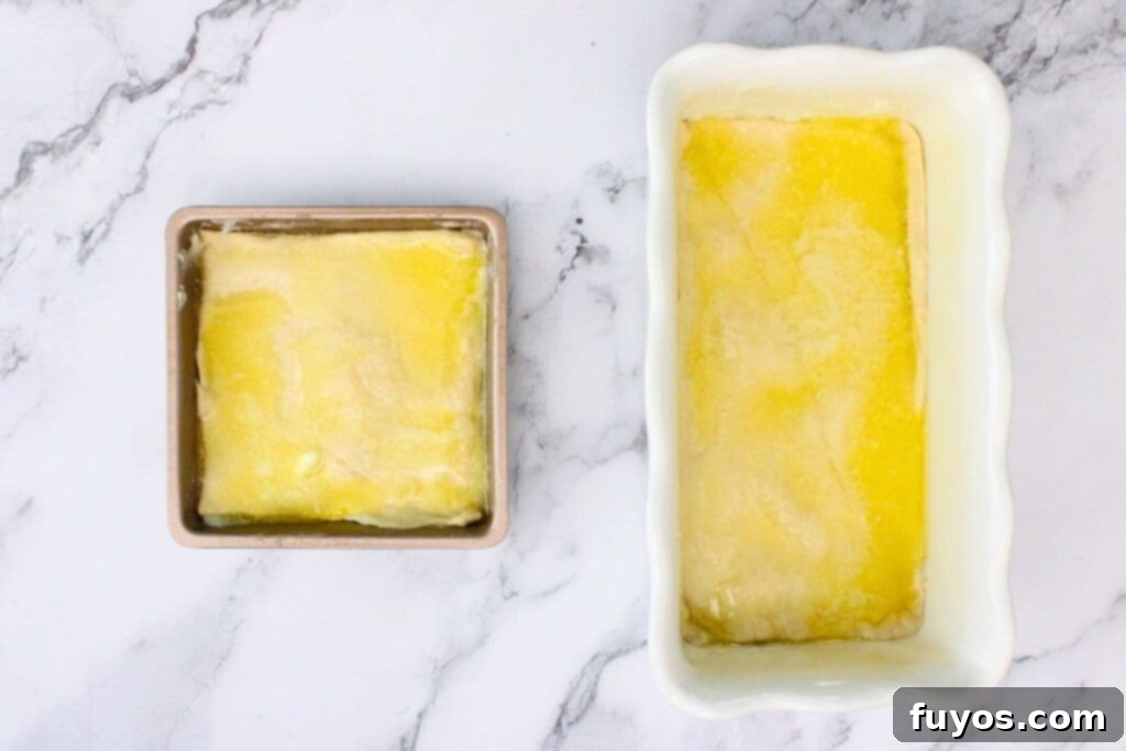 spread melted butter on top of crescent dough
