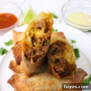 air fryer taco egg rolls recipe dinners done quick featured image