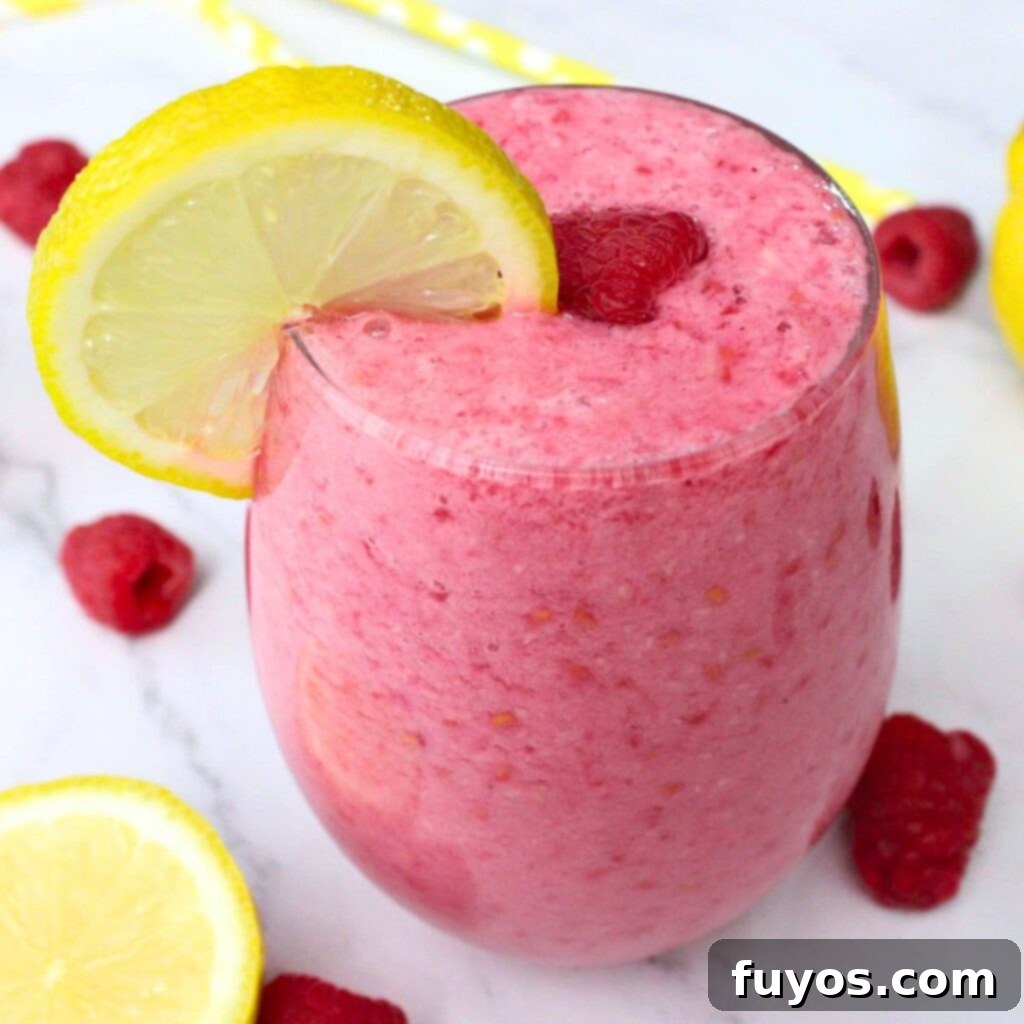 Beat the Heat with a Raspberry Lemonade Smoothie 2 raspberry lemonade smoothie recipe dinners done quick featured image