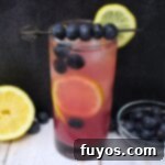 blueberry vodka lemonade cocktail recipe dinners done quick featured image