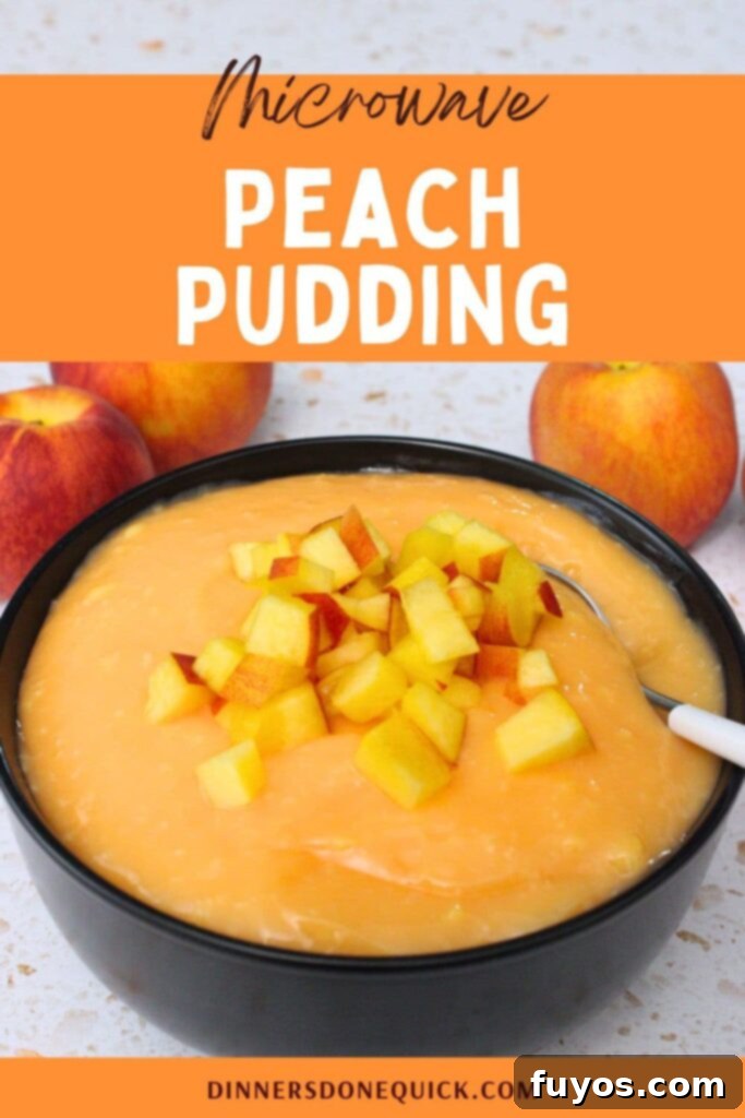 Effortless Peach Pudding in Minutes 13 microwave peach pudding recipe dinners done quick pinterest