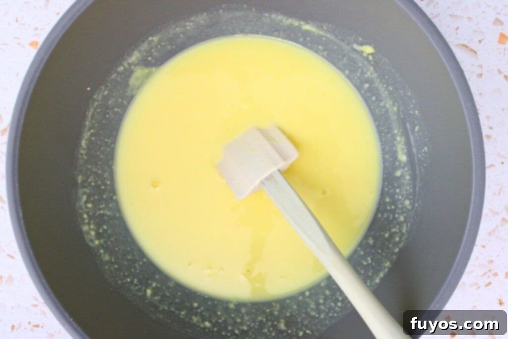 Effortless Peach Pudding in Minutes 7 in a separate bowl combine pudding mix and cold milk