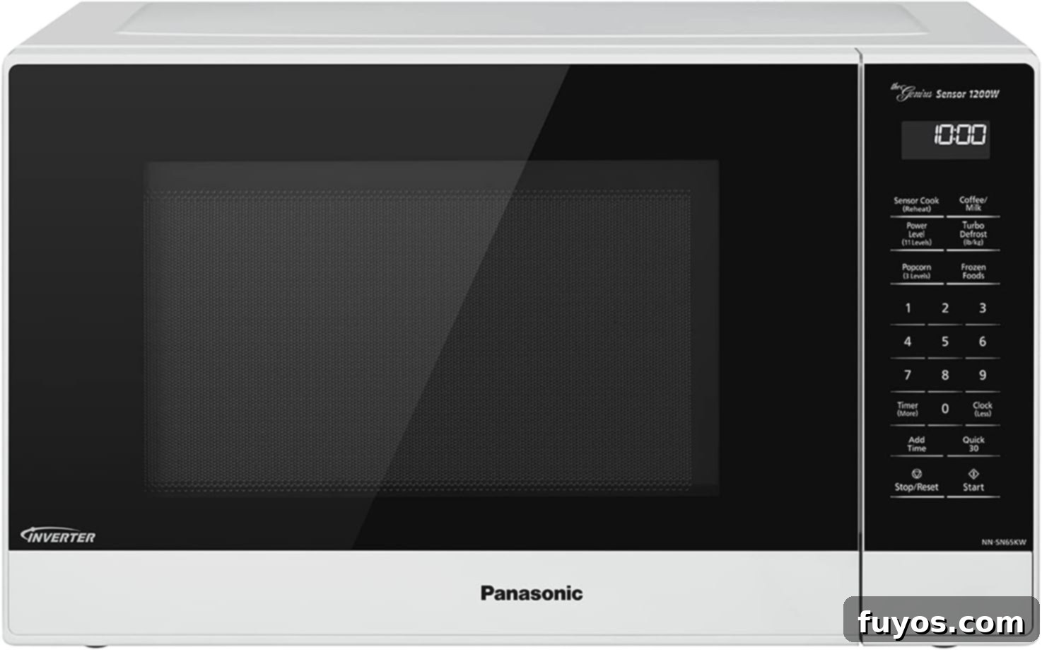 High-tech Panasonic NN-SN65KW Microwave Oven with inverter technology