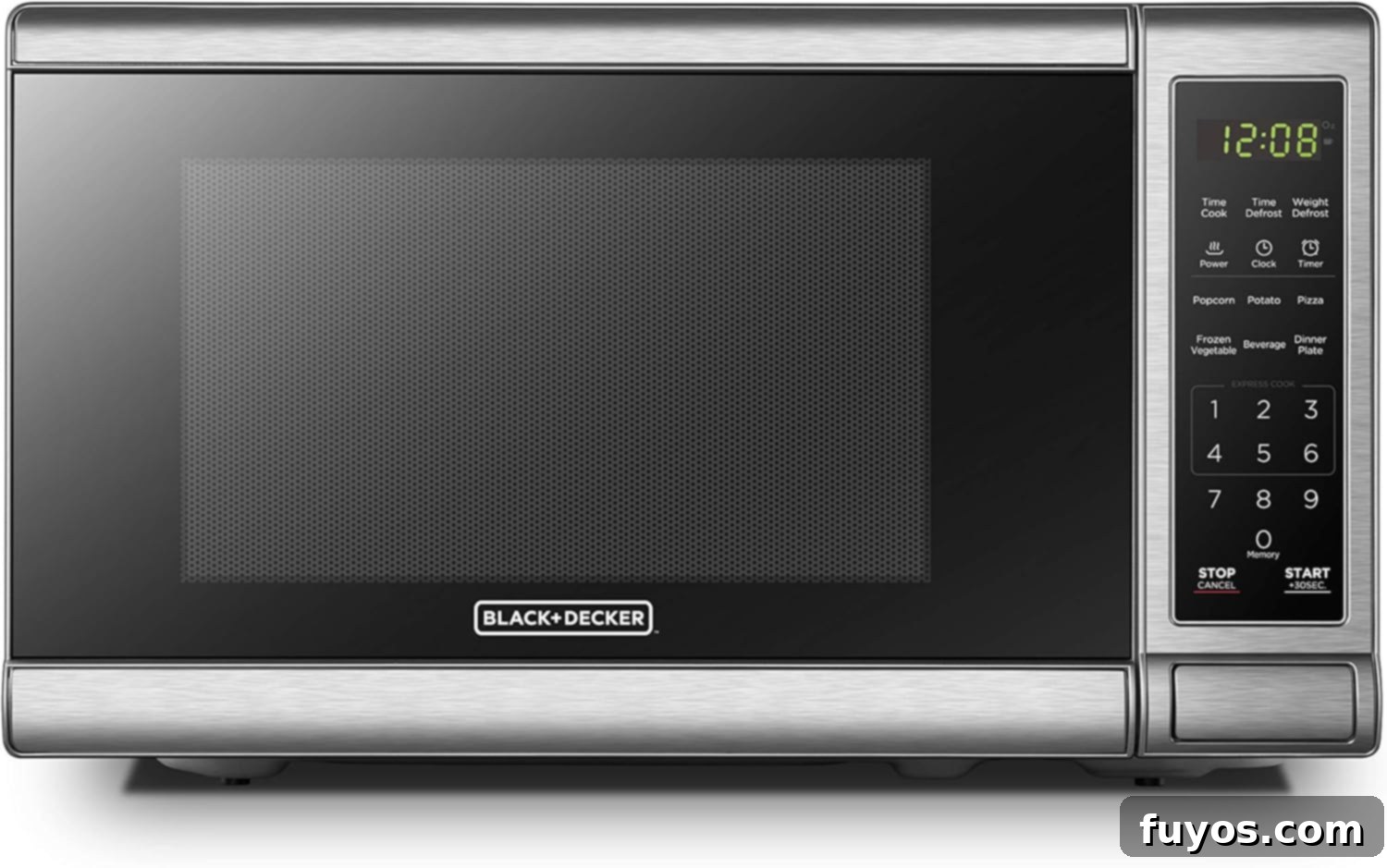 Compact Black & Decker EM720CB7 Digital Microwave Oven for small dorm spaces