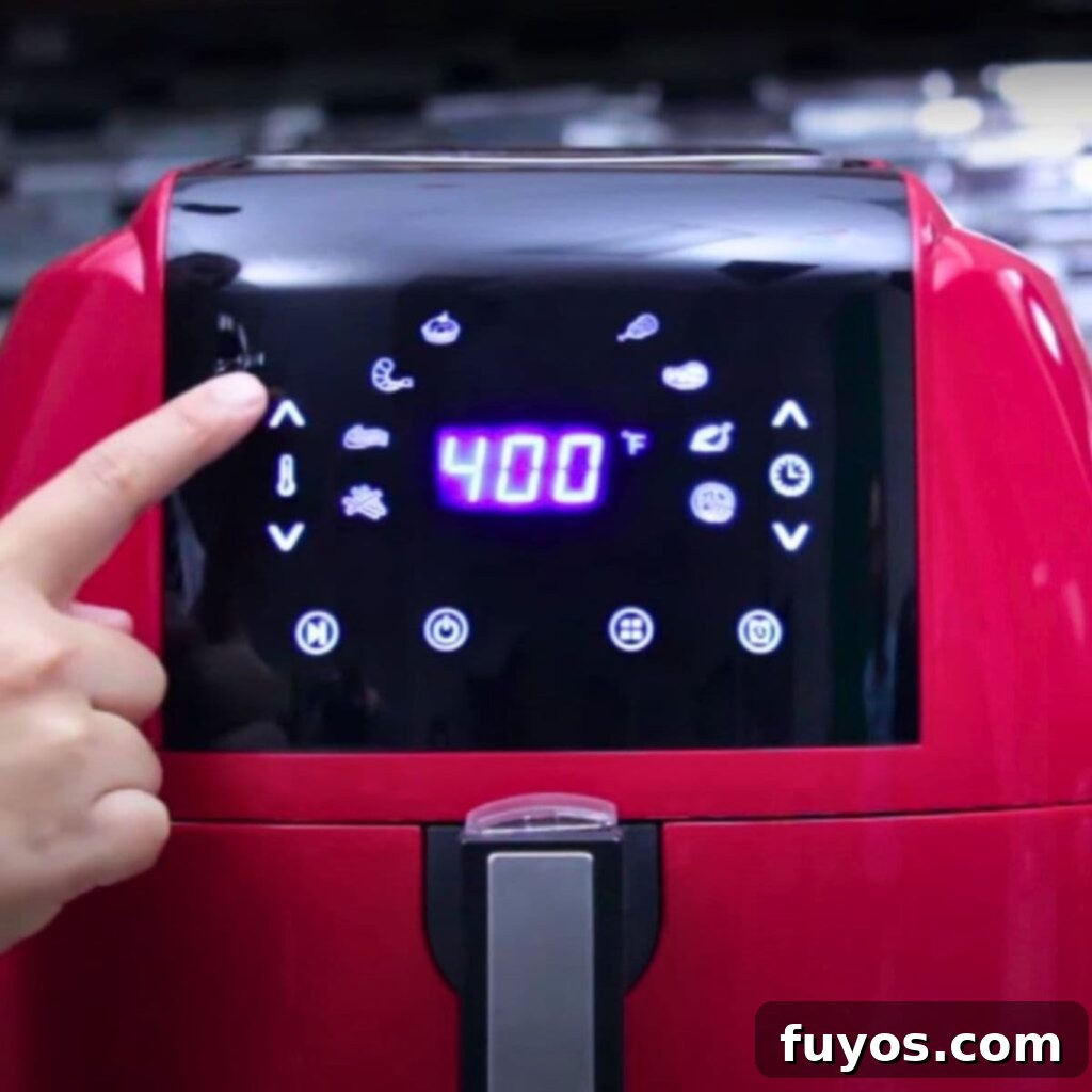 Guide to using GoWise USA Air Fryer controls