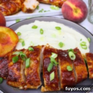 Simple Air Fryer Peach Whiskey BBQ Chicken Recipe 11 air fryer peach whiskey bbq chicken recipe dinners done quick featured image