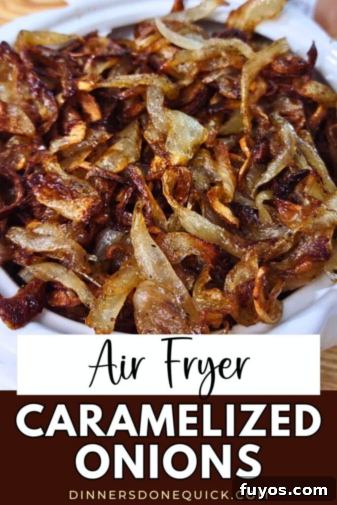 Air Fryer Caramelized Onions Made Easy 13 Air fryer caramelized onions recipe, perfect for Pinterest sharing