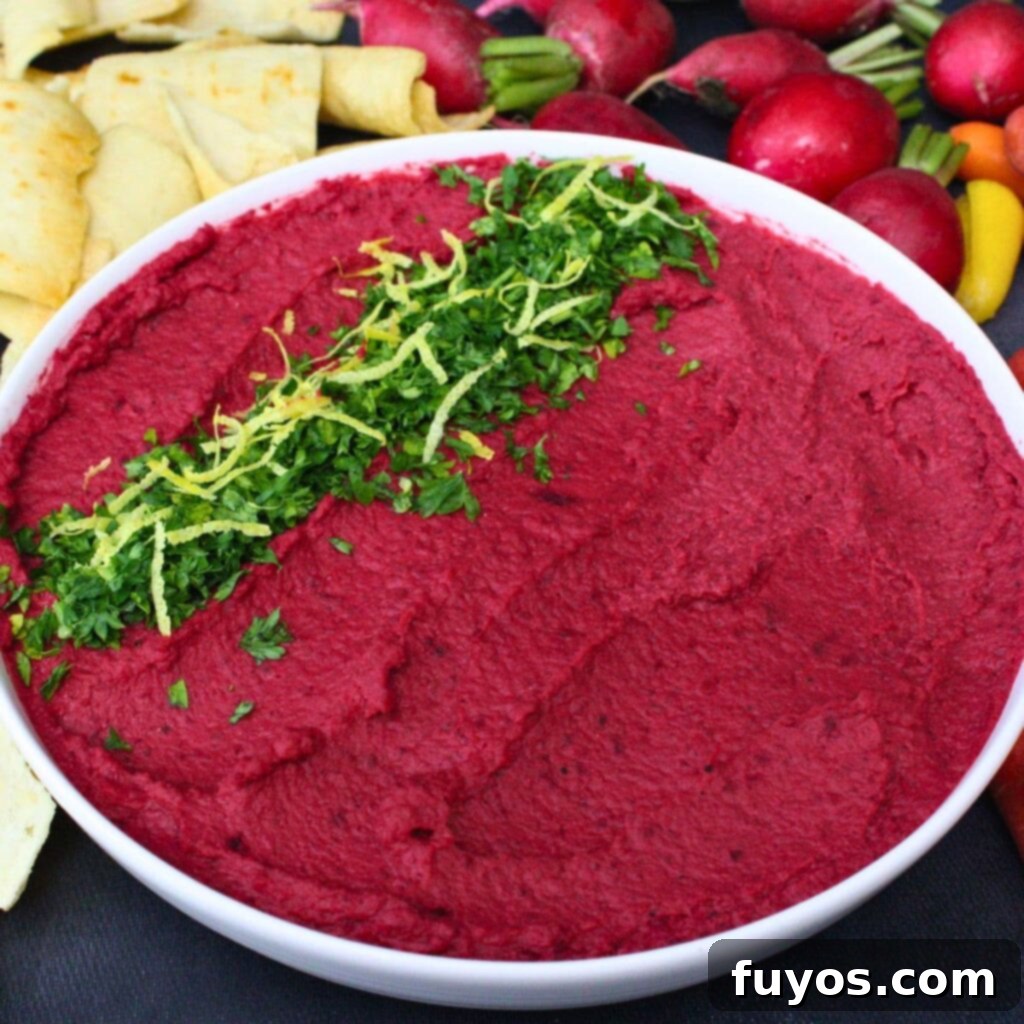 Air Fryer Roasted Beet Hummus 2 roasted beet hummus recipe dinners done quick featured image