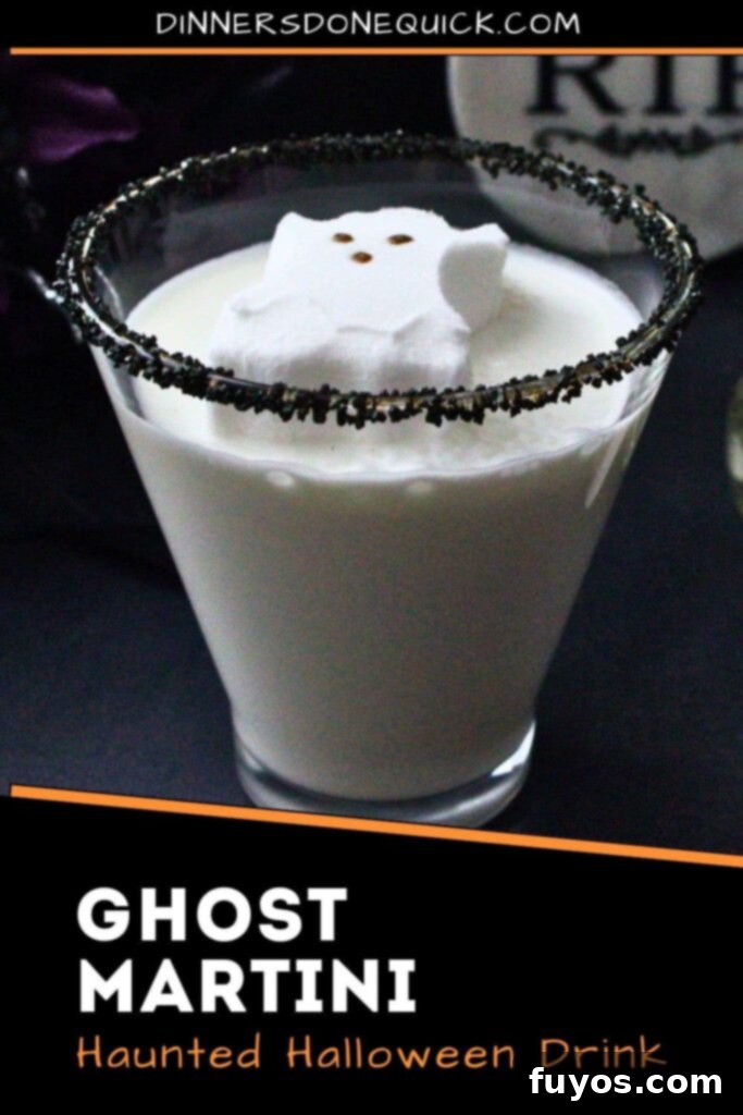 Halloween Spirits A Ghostly Vodka Martini 12 ghost martini recipe dinners done quick pinterest