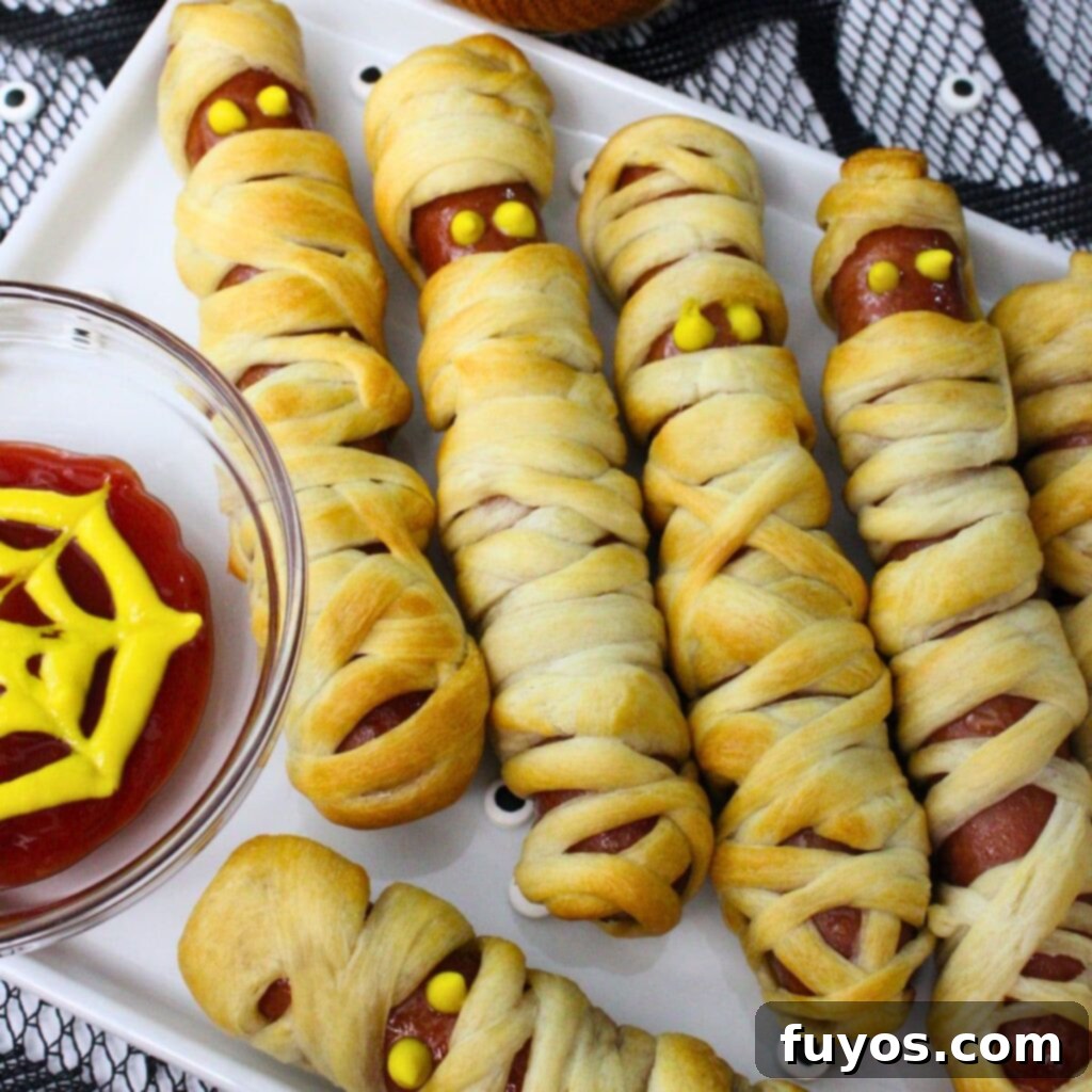 Air Fryer Mummy Dogs Your Easy Halloween Fun 2 air fryer mummy hot dogs recipe dinners done quick featured image