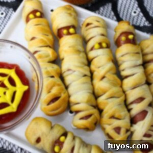 Air Fryer Mummy Dogs Your Easy Halloween Fun 10 air fryer mummy hot dogs recipe dinners done quick featured image