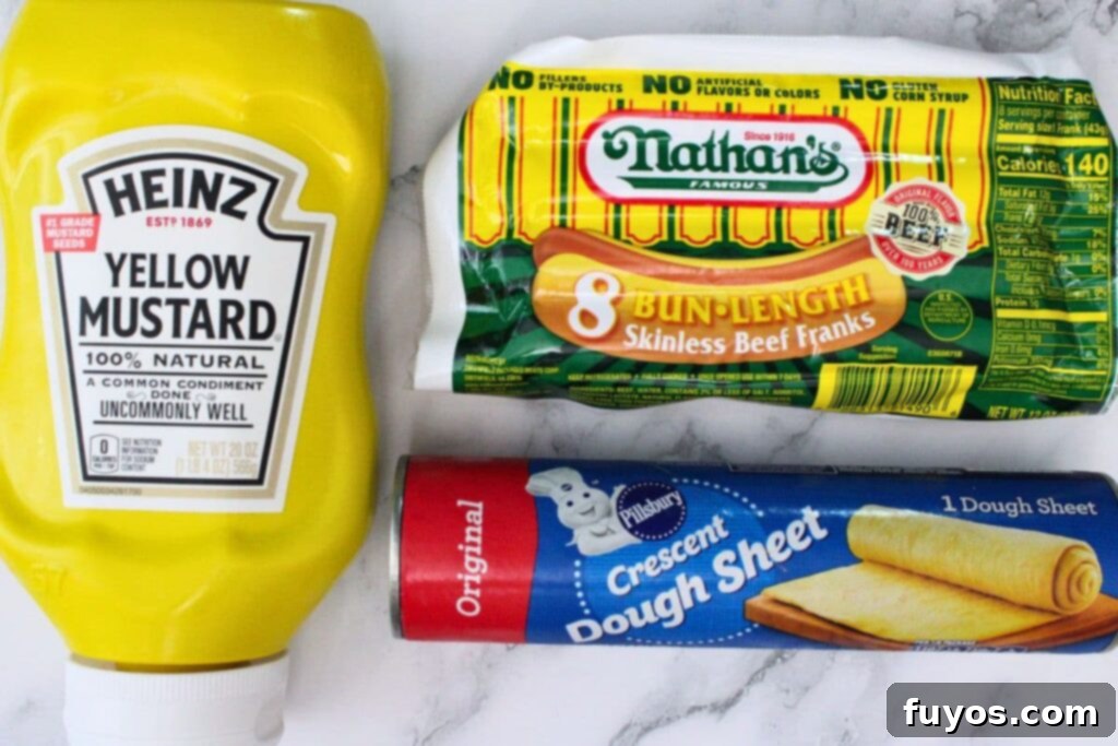 Air Fryer Mummy Dogs Your Easy Halloween Fun 4 ingredients to make mummy hot dogs in the air fryer