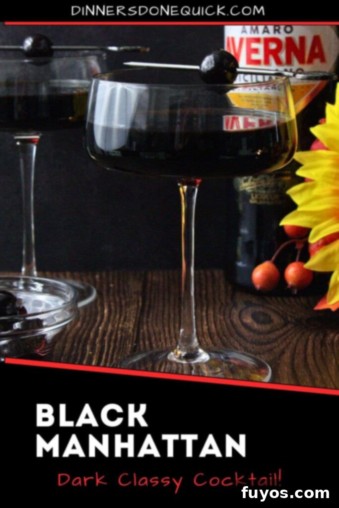 black manhattan cocktail recipe dinners done quick pinterest