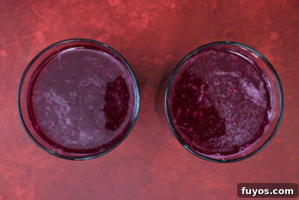 Easy Three Ingredient Beetroot Pomegranate Lemonade 7 mix strained beetroot juice with lemonade