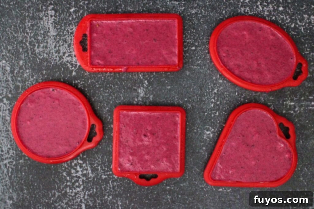 Roasted Beet Waffles An Air Fryer Breakfast Delight 6 spread beetroot waffle batter in molds