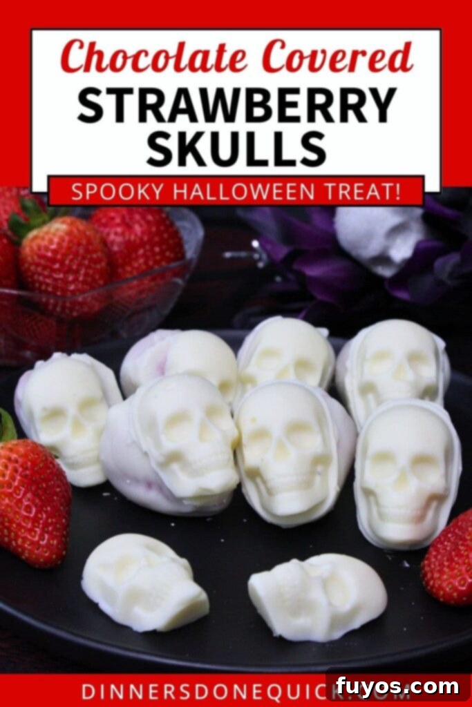 chocolate strawberry skulls recipe dinners done quick pinterest