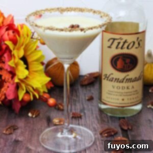 pecan pie martini cocktail recipe dinners done quick featured image
