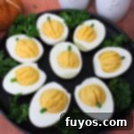 pumpkin deviled eggs recipe dinners done quick featured image