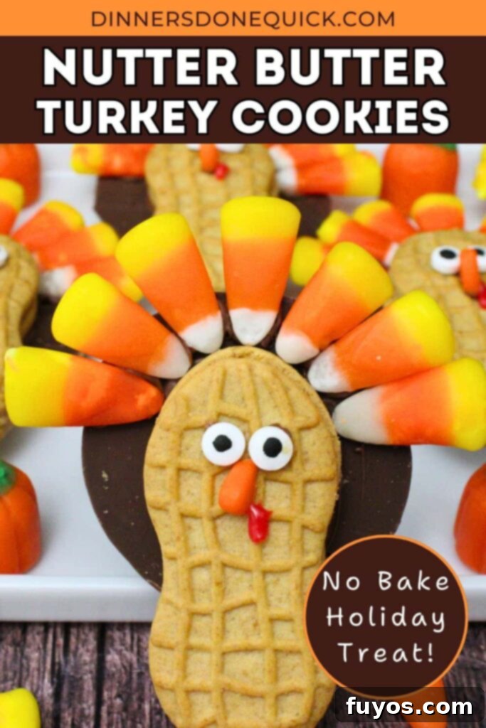 nutter butter turkey cookies recipe dinners done quick pinterest