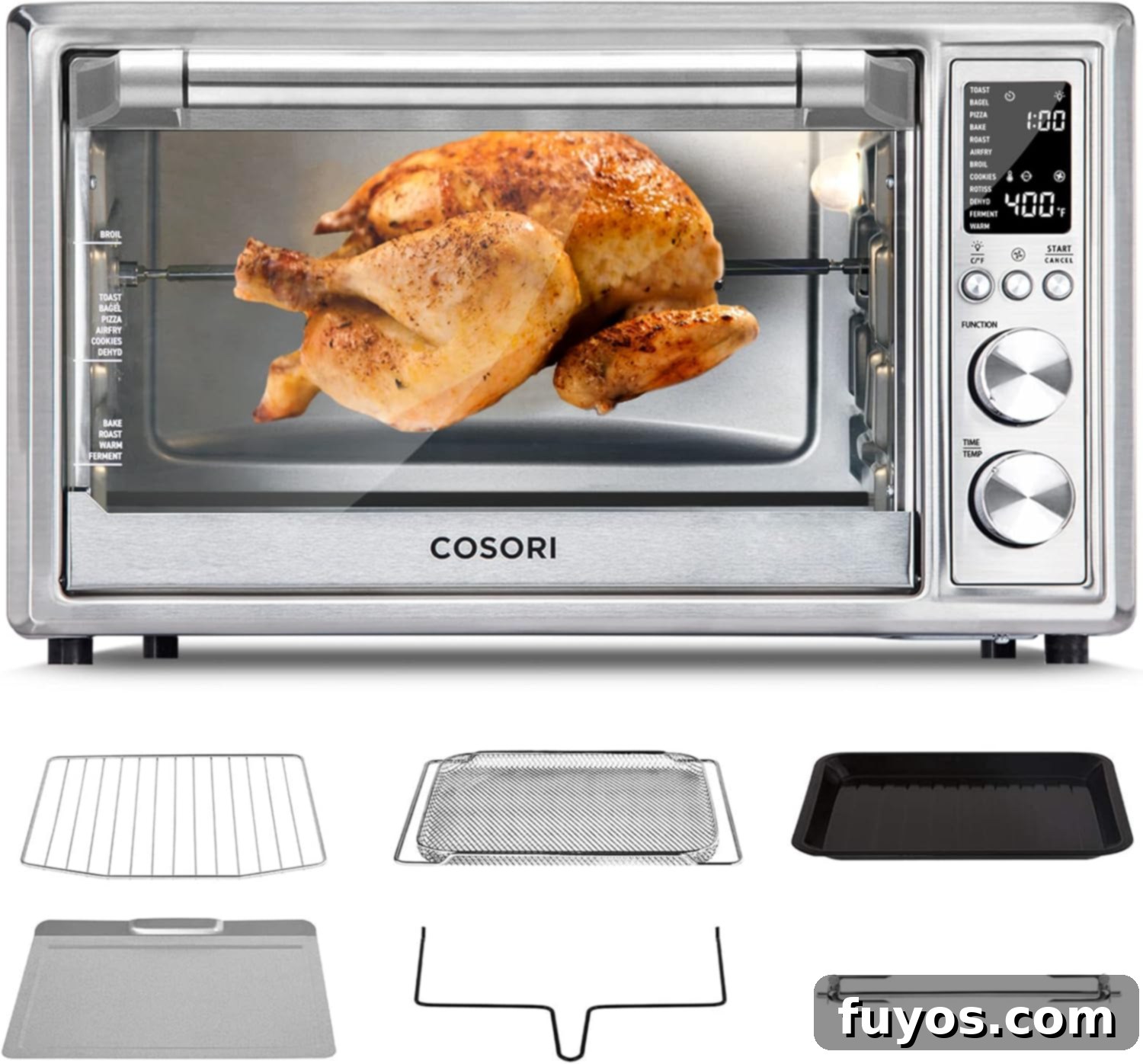 COSORI Air Fryer Toaster Oven - Large Capacity for Turkey