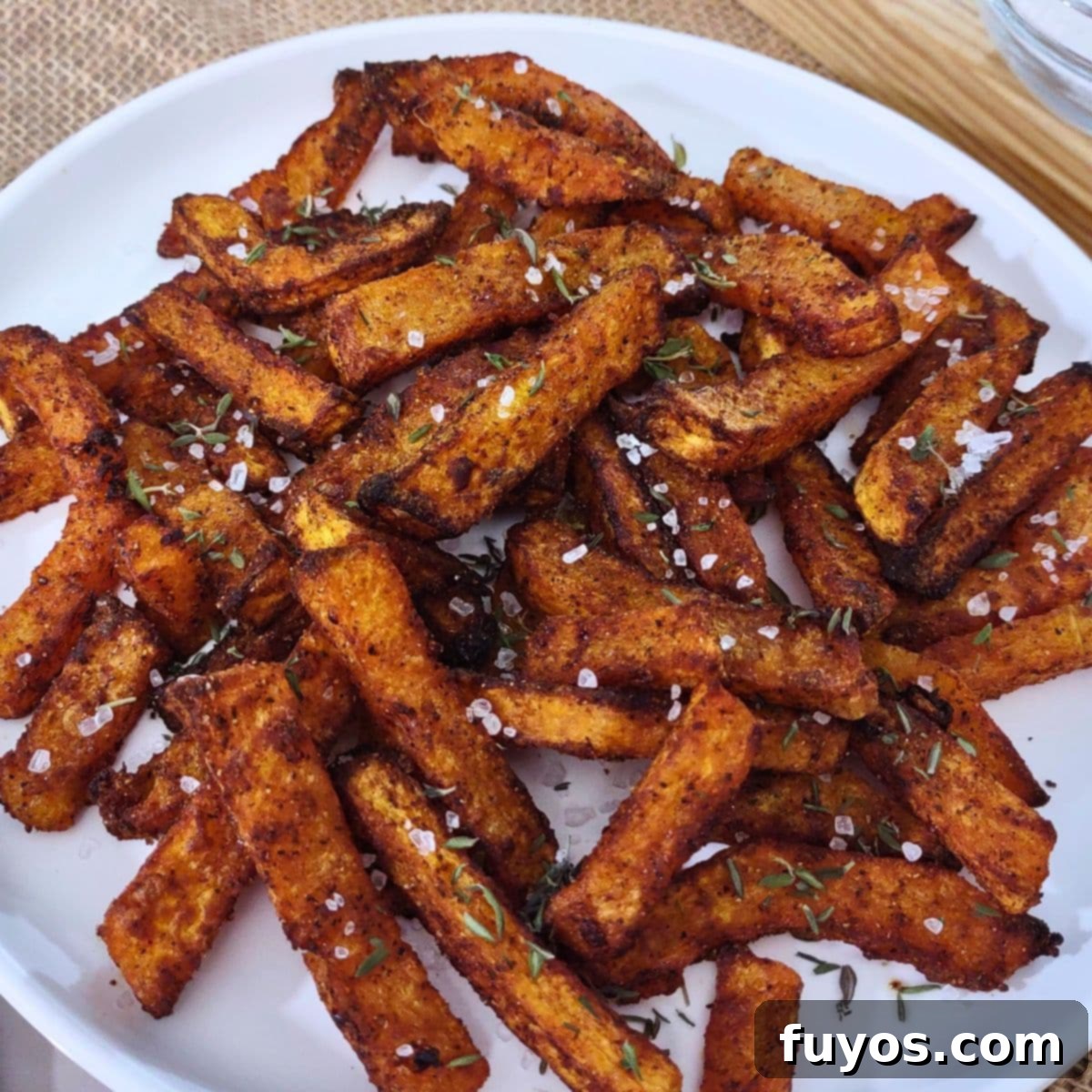 how to cook crispy butternut squash fries in the air fryer dinners done quick featured image
