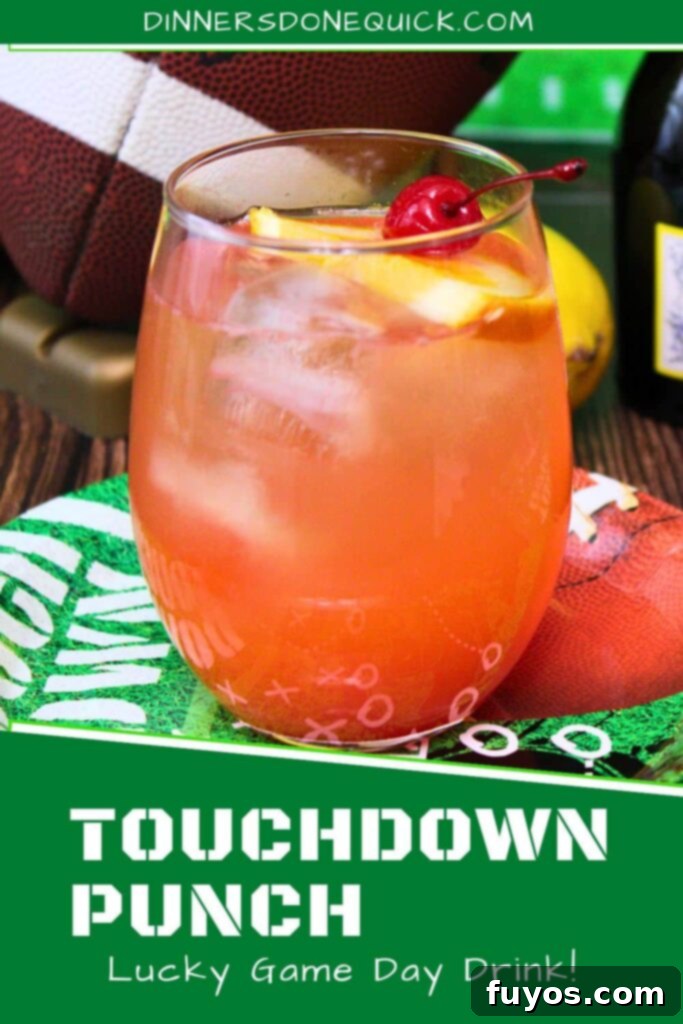 Simple Touchdown Thirst Quencher 12 touchdown punch recipe dinners done quick pinterest