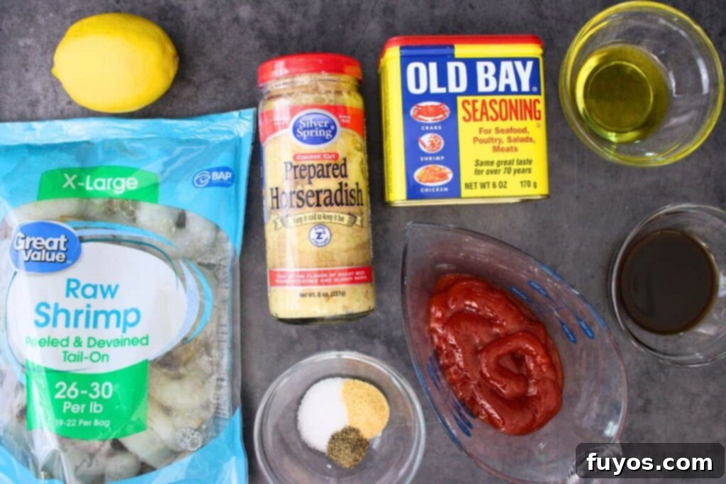 Air Fryer Shrimp Cocktail Easy Elegance 4 ingredients to make air fryer shrimp cocktail