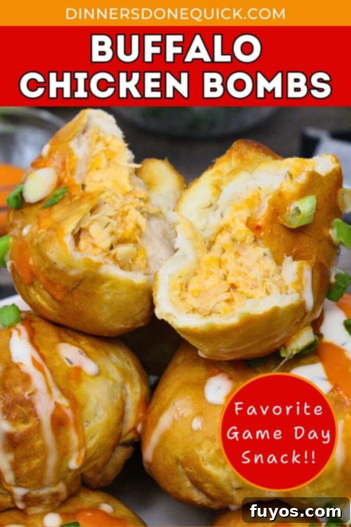 Game Day Air Fryer Buffalo Chicken Bombs 14 air fryer buffalo chicken bombs recipe dinners done quick pinterest
