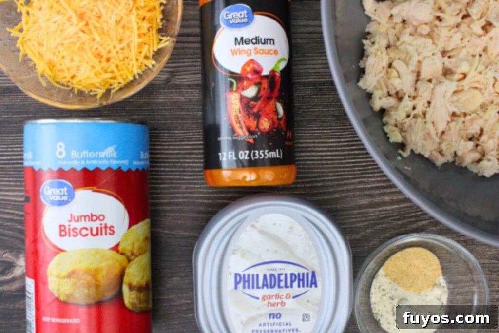 Game Day Air Fryer Buffalo Chicken Bombs 4 ingredients to make air fryer buffalo chicken bombs